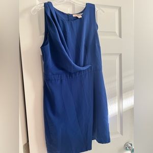 Blue professional mini dress